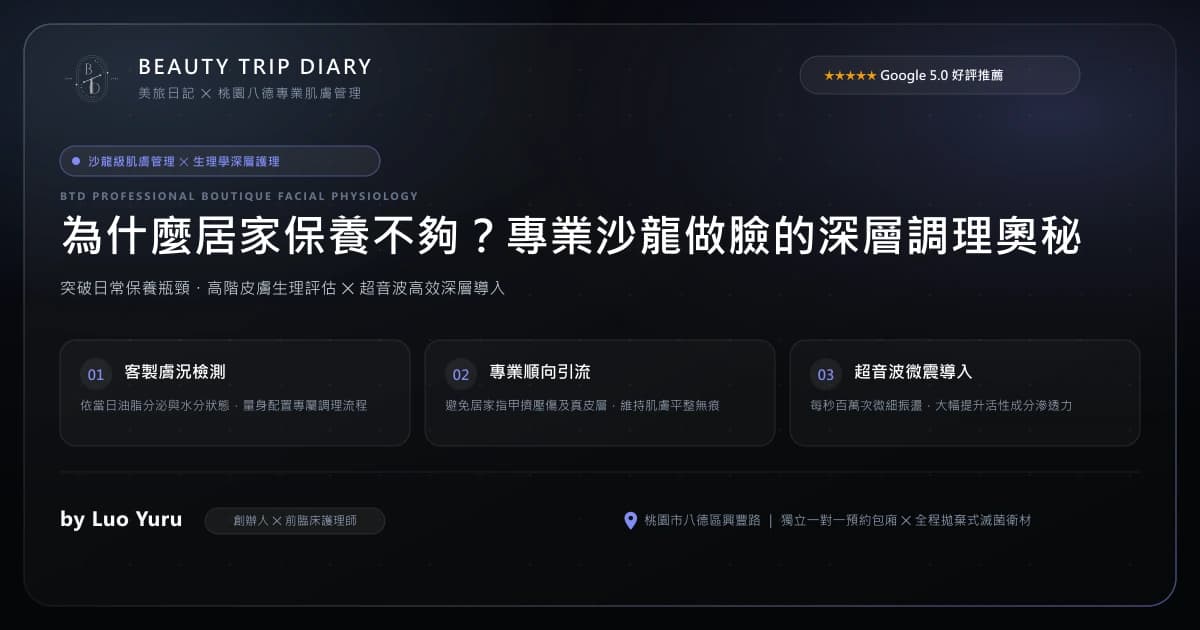 專業做臉指南：做臉流程步驟、深層淨化與護膚好處解析